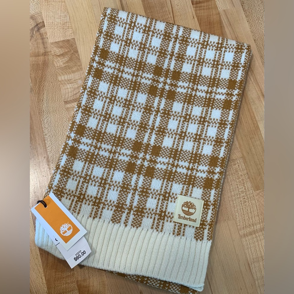 NWT Timberland Buffalo Plaid Scarf